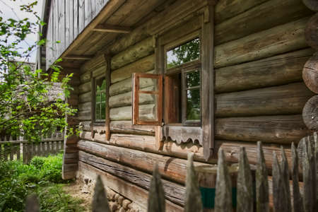 The architecture of the Belarusian village of the 19th century.のeditorial素材