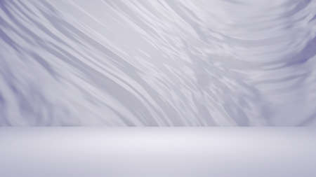 Abstract minimalist scene for presentation and advertising of products. The fabric backstage is in the background and the floor is in 2022 colors. 3D rendering.の写真素材