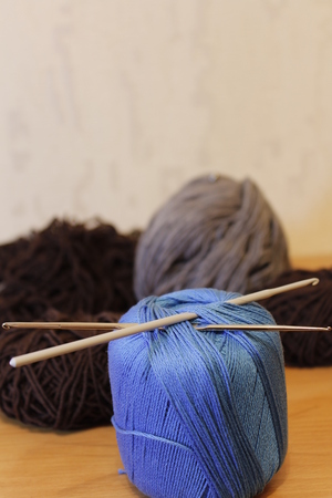 ball of woolの写真素材