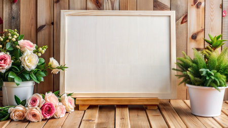 Holiday blank under moccap frame template for photo,illustration,congratulations,text,lettering,logo. Blank white postcard template for invitation and congratulationsの素材