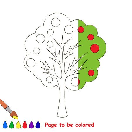 Page to be colored.のイラスト素材