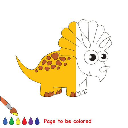 Page to be colored.のイラスト素材