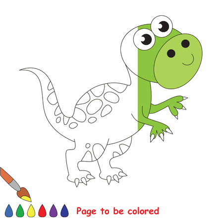 Page to be colored.のイラスト素材