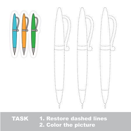 Vector trace game.のイラスト素材