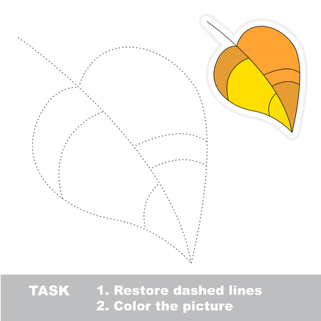 Vector trace game.のイラスト素材