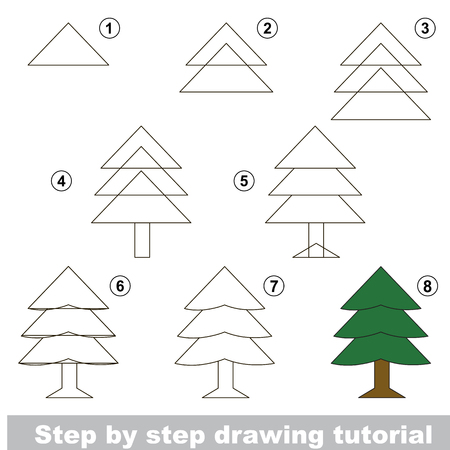 Drawing tutorial.のイラスト素材