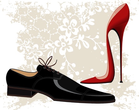 Fashion shoesのイラスト素材