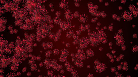 Coronavirus COVID-19 Alert SOS. Pandemic virus medical health risk, immunology, virology,...