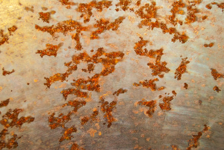 Old rusted metal background for grunge backdrop with copy space