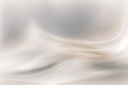 Abstract background with smooth lines in gray and beige colors. Backdrop.の素材