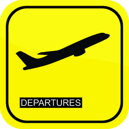 Departures signのイラスト素材