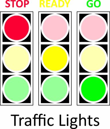 Traffic Lights Iconのイラスト素材