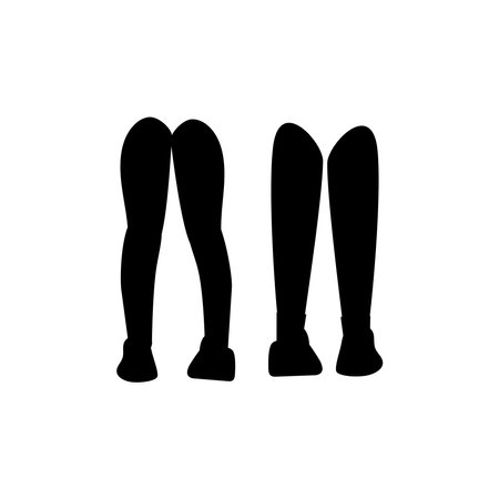 Foot line icon. Human Footprint step Icon. Element of treatment icon for mobile concept and web apps. Thin line foot line icon can be used for web and mobileのイラスト素材