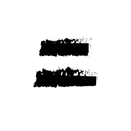 Brush strokes and splashes. Vector black paint, ink brush stroke, brush, line or texture. Dirty artistic design element, box. Grunge hand drawn paint brushのイラスト素材