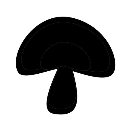 Mushroom icon illustration. Cartoon vector mushrooms clipart. Vector isolated on white background. EPS 10のイラスト素材