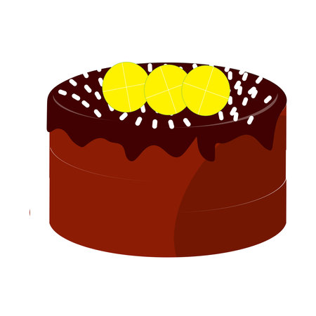Cartoon piece of cake. Various colorful cake slices, cage and restaurant sweet dessert with cream glaze fruits and biscuits. Vector pastry piecesのイラスト素材