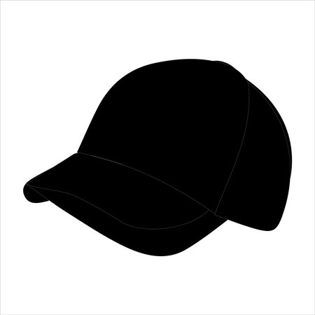 Hat icon. Vector illustration. Flat design. Man and women's hat icon , web icon Fashion. Vector illustration. Lady or women's beach hat . Elements of beach holidaysのイラスト素材