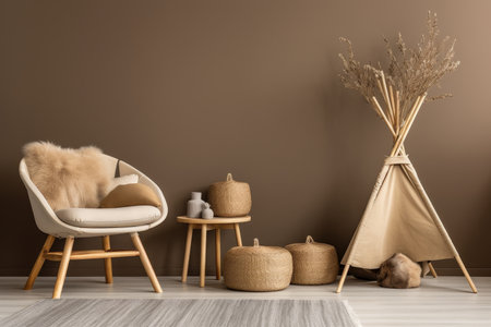 Scandinavian-inspired baby room. modern styling and tranquil decor for a chic nurseryの素材
