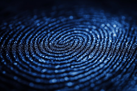 Fingerprint mobile access enhancing biometric security for business data privacy and network safetyの素材