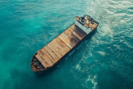 Innovative cargo ship designs a vessel transformed into a giant smartphone at seaの素材