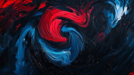 Elegant abstract texture of black paint swirls creating a unique artistic background designの素材