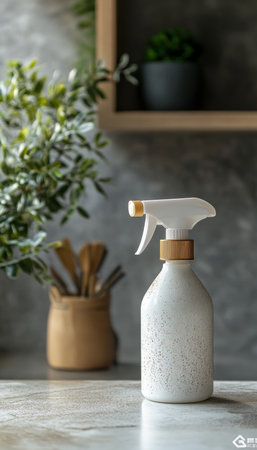 Innovative home cleaning photography capturing the essence of a tidy and organized spaceの写真素材