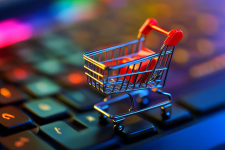 Effective digital marketing strategies for e-commerce success SEO and ppc promotion techniquesの写真素材