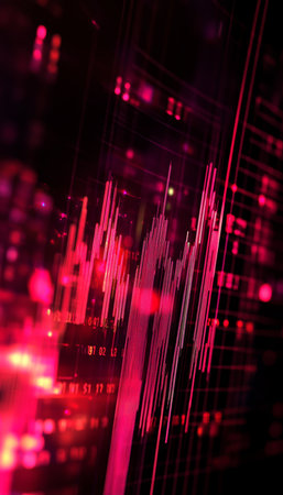 Understanding finance investment strategies analyzing stock market indices and indicatorsの写真素材