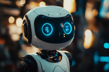 Stock driven chatbots engaging in conversations and performing tasks on computers effectivelyの写真素材
