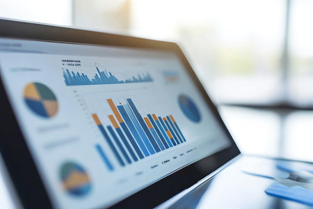 Digital marketing solutions with SEO, ai analysis, and performance management for business successの写真素材