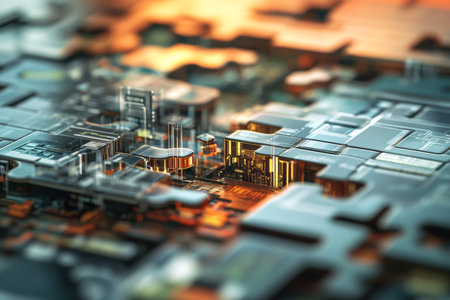 A 3d puzzle representing diverse search queries, highlighting the intricacies of search engines
