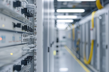 Contemporary data center a focus on efficient cable management in a high tech environment