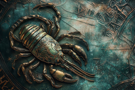 Exploring the zodiac a captivating photography concept of the scorpio horoscope signの写真素材