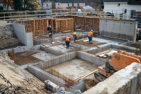 Expertise in construction site photography for an architect designed home project