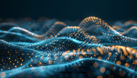 Advanced technology network enhancing wave particle connectivity in information technology