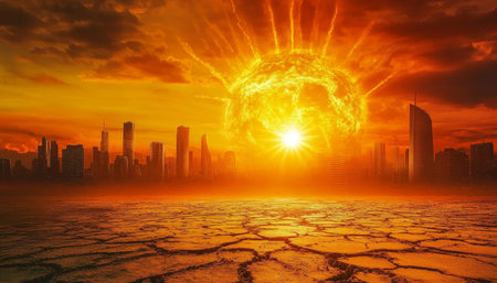 Impact of climate change visualizing the effects of global warming and earth s heatwaves