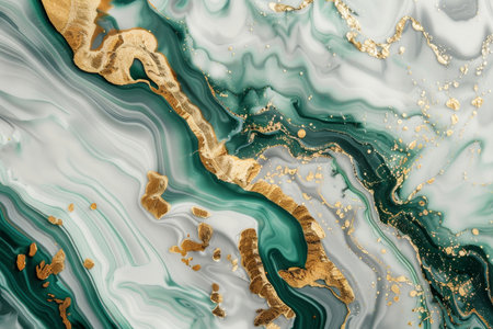 Abstract background texture with luxurious marble and gold lines for a stylish and elegant designの写真素材