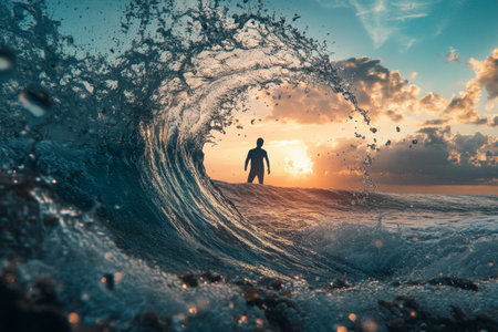 Capturing the essence of growth a photography concept emphasizing rise and improvementの写真素材