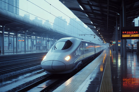 Exploring the intersection of innovation and travel with stunning high speed train imagery