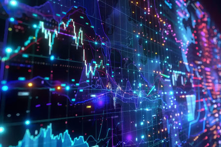 Detailed digital stock market graph for comprehensive trading analysis and valuable insights