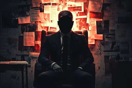 Intriguing photography capturing the essence of conspiracy theories with secret elements