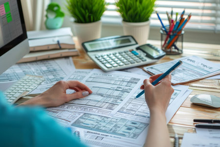Online tax filing state tax payment and financial analysis with computer assistance