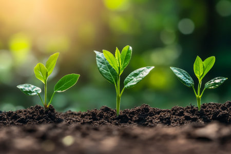 Capturing the essence of growth a photographic representation of ascension and progressの写真素材