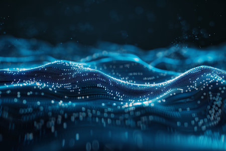 Advanced technology network enhances wave particle connection in information technology