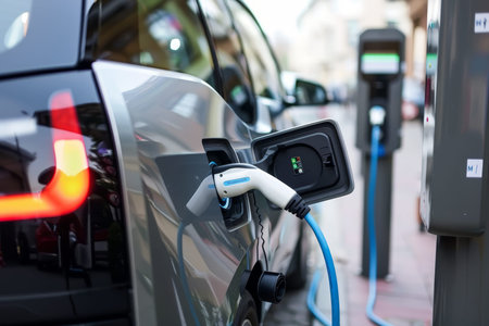 Electric vehicle power supply connecting to recharge battery for efficient charging