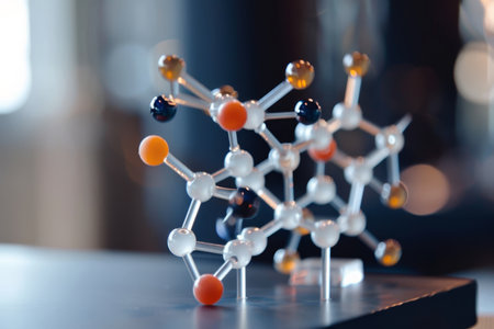 Unveiling molecule intricacies role of molecular models in understanding structure and behaviorの写真素材