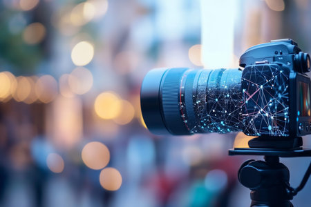 Engaging photography showcasing the dynamic concept of social media networking connections