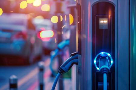 Power supply connecting to electric vehicle for charging the battery efficiently