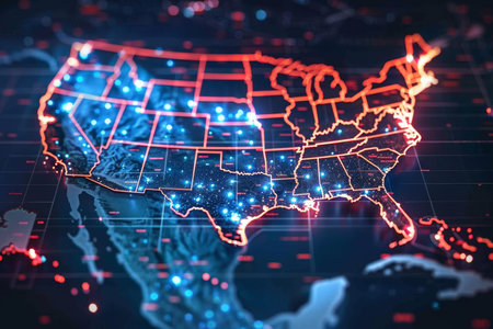 Informative usa election map highlighting key voting areas for informed decision making