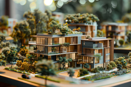 Premium image loan approval and real estate investment in residential homes conceptの写真素材